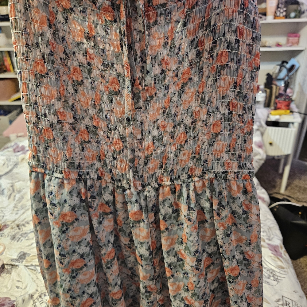 Trixxi Multicolor Smocked Dress